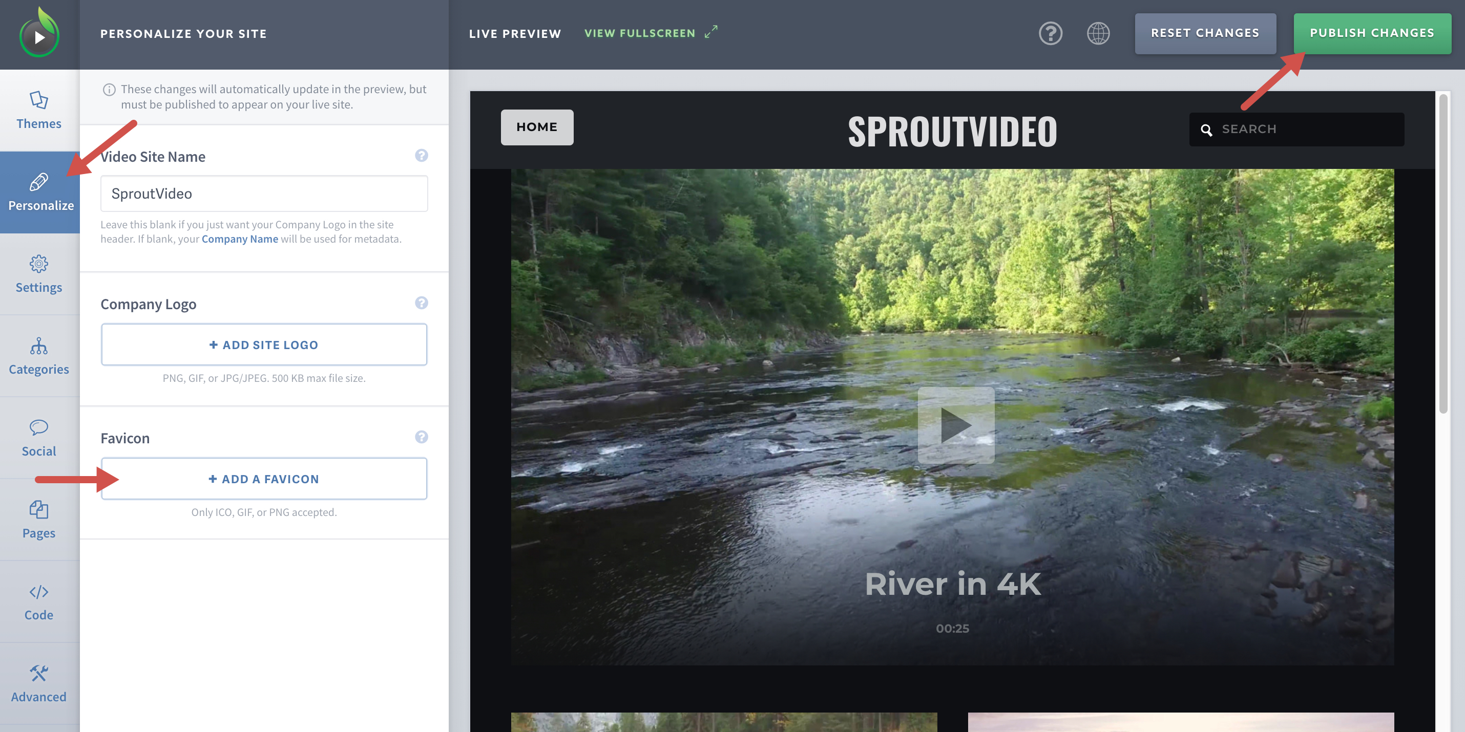 Add a Favicon to Your Video Website Hosted By SproutVideo