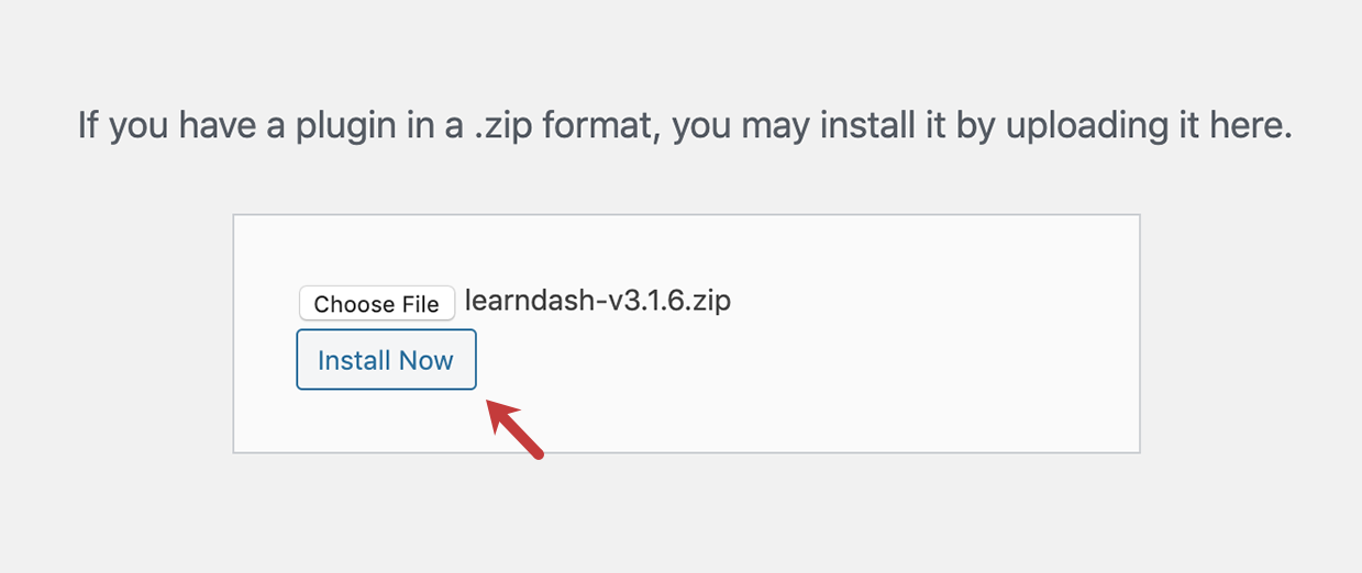 Install LearnDash to WordPress