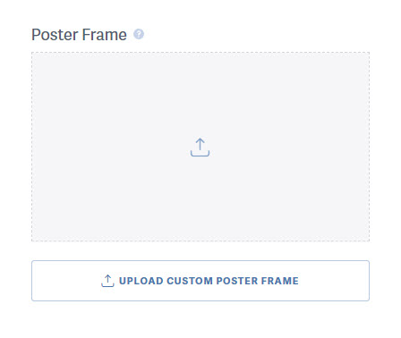 Upload Custom Poster Frame For Live Streams