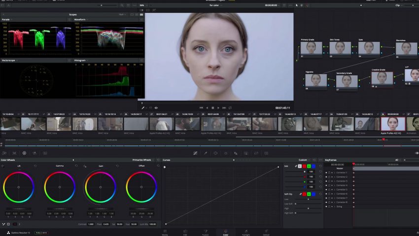 Color Grading in DaVinci